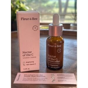 New Sealed Fleur & Bee Nectar of the C Vitamin C Serum 1 oz.